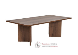 SABIN, konferenční stolek 119x60cm, tmavě hnědá