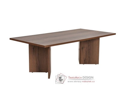 SABIN, konferenční stolek 119x60cm, tmavě hnědá