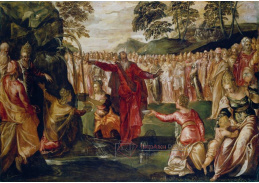 A-7458 Jacopo Tintoretto - Mojžíš udeřil do skály