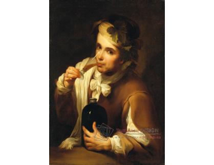 A-7737 Bartolomé Esteban Murillo - Mladý muž pije víno