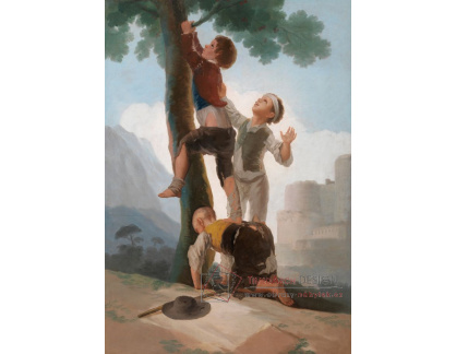 D-6287 Francisco de Goya - Chlapci lezoucí na strom