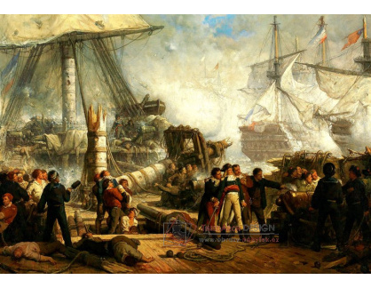 D-9430 Hendrik Frans Schaefels - Lord Nelson v bitvě u Trafalgaru
