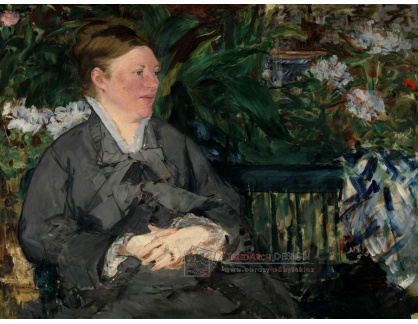 A-3400 Édouard Manet - Madame Manet na konzervatoři