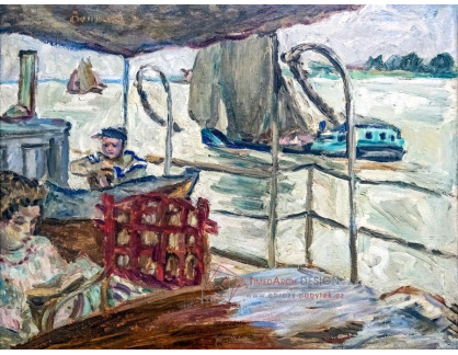 A-3731 Pierre Bonnard - Misia Sert na Edwardsově lodi