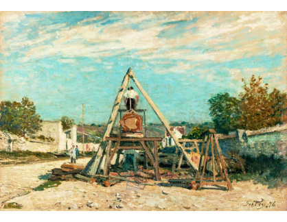 A-3942 Alfred Sisley - Na pile