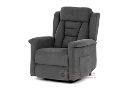 TV-7072 GREY2, relaxační křeslo s elektrickým ovládáním, látka šedá