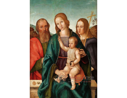 SO VII-314 Pietro Perugino - Madonna s dítětem a světci