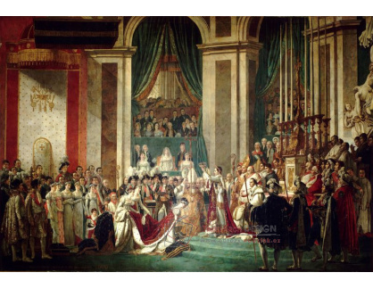 SO VI-307 Jacques-Louis David a Georges Rouget - Korunovace Napoleona v Notre Dame