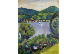 A-6098 August Macke - Pohled z Tegernsee