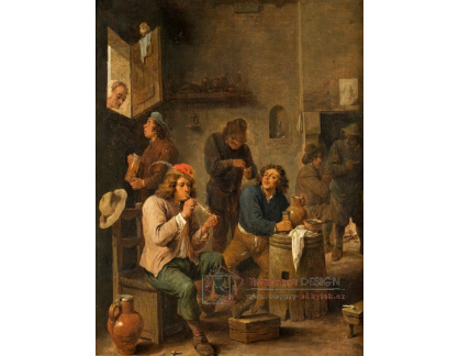 A-7963 David Teniers - Interiér hospody