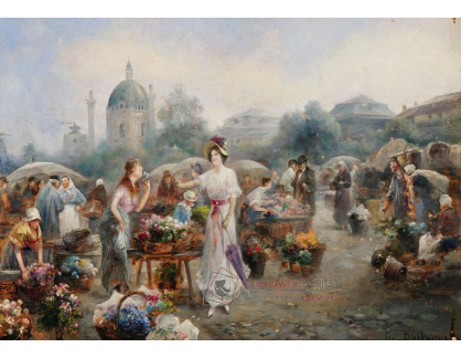 A-8322 Emil Barbarini - Farmářský trh před Karlskirche ve Vídni