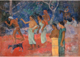 A-8437 Paul Gauguin - Scéna z tahitského života