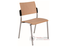 SQUARE, konferenční židle dřevěná, výběr provedení