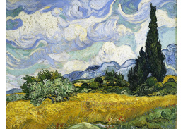 VR2-317 Vincent van Gogh - Pšeničné pole s cypřiši