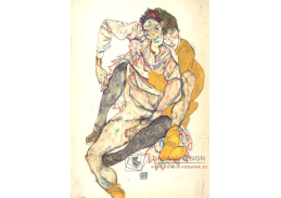 VES 169 Egon Schiele - Sedící pár