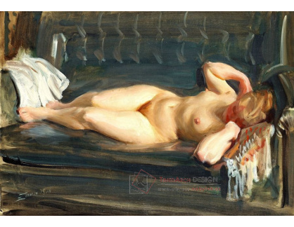 SO XIV-261 Anders Zorn - Ženský akt na pohovce