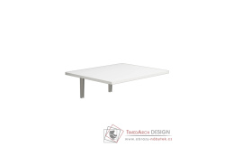 NUR, nástěnný sklápěcí stůl 60x50cm, bílá