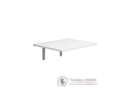 NUR, nástěnný sklápěcí stůl 60x50cm, bílá