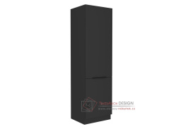 SIBER, vysoká skříň na vestavnou lednici 60 LO-210 2F, černá