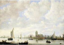 A-732 Jan van Goyen - Pohled na Merwede u Dordrechtu