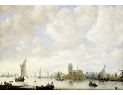 A-732 Jan van Goyen - Pohled na Merwede u Dordrechtu