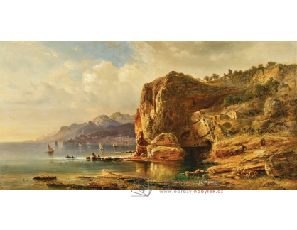 A-7216 Pieter Francis Peters - Pohled na Mentone
