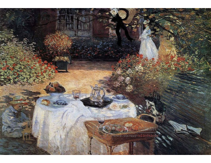 VCM 42 Claude Monet -  Oběd v zahradě