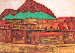 VES 13 Egon Schiele - Horská krajina
