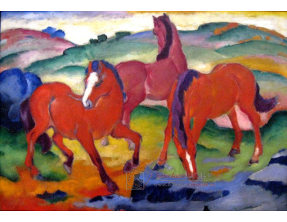 VFM 32 Franz Marc - Červené koně