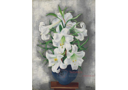 A-8263 Moise Kisling - Váza s bílými liliemi