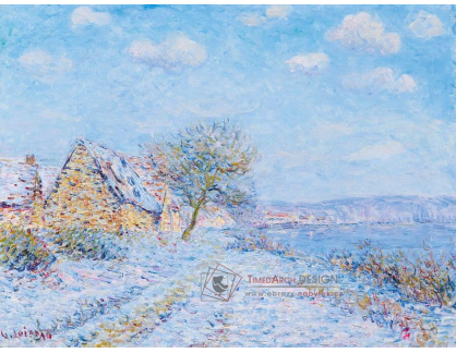 A-8670 Gustave Loiseau - Sníh a mráz za slunečného dne v Tournedos-sur-Seine