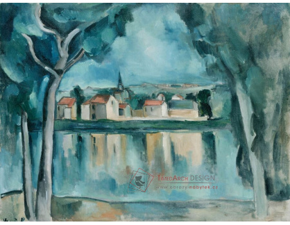 A-8737 Maurice de Vlaminck - Město na břehu jezera