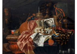 D-6514 Franciscus Gijsbrechts - Vanitas s hudebními nástroji