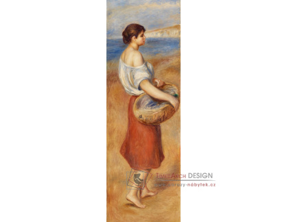 D-6907 Pierre-Auguste Renoir - Dívka s košem ryb