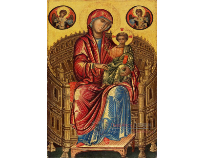 D-7964 Neznámý autor - Madonna a dítě na trůnu