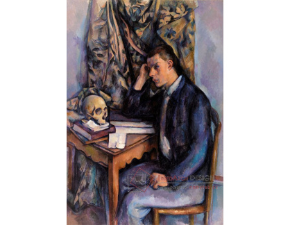 D-7996 Paul Cézanne - Mladý muž a lebka