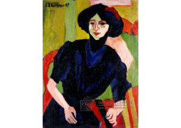 D-8242 Ernst Ludwig Kirchner - Portrét ženy