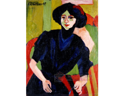 D-8242 Ernst Ludwig Kirchner - Portrét ženy