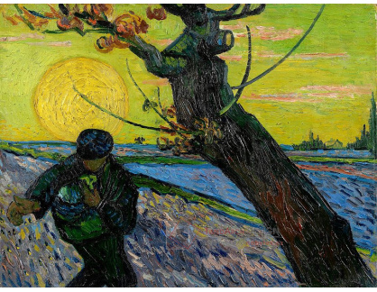 VR2-187 Vincent van Gogh - Rozsévač při západu slunce