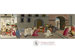 VR17-26 Sandro Botticelli - Tři zázraky Svatého Zenobiuse