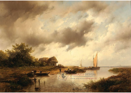 DDSO-1855 Remigius Adrianus van Haanen - Rybáři na kanále