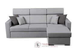 KASANDRA LUX, sedací souprava, látka Tatum 279 světle šedá
