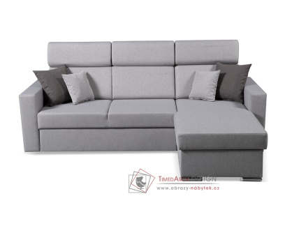 KASANDRA LUX, sedací souprava, látka Tatum 279 světle šedá