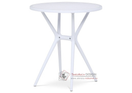 DT-X7007 WT, jídelní stůl pr. 65cm, plast bílý