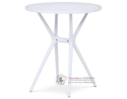 DT-X7007 WT, jídelní stůl pr. 65cm, plast bílý 