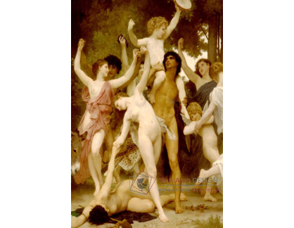 R15-79 Adolph William Bouguereau - Mládí Bacchuse