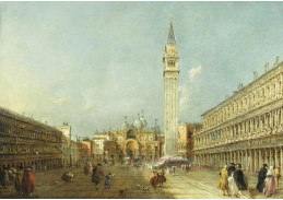 SO VI-474 Francesco Guardi - Piazza San Marco v Benátkách