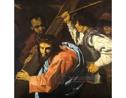 SO XII-482 Matthias Stomer - Kristus nesoucí kříž