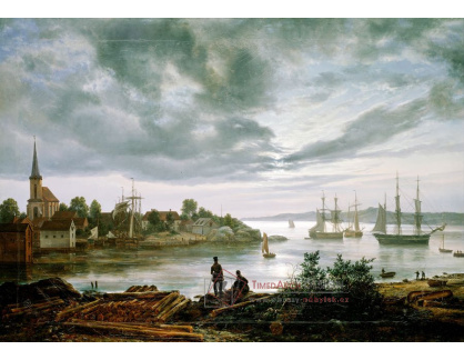 SO XIV-352 Johan Christian Dahl - Larvik v měsíčním svitu