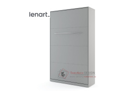 CONCEPT PRO CP-02, vysoká výklopná postel 120x200cm, šedá